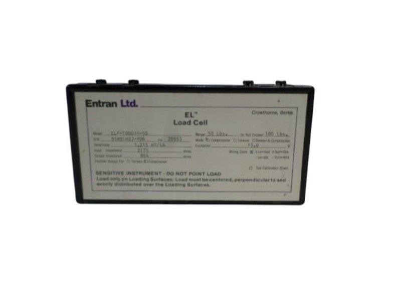 ENTRAN ELF-1000I-50 LOAD CELL 5.215 mV/Lb 2175 OHMS NSMP