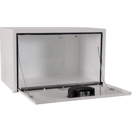 Buyers Products 1702203 30"W 5.3 Cu. Ft. White Steel Underbody Truck Box
