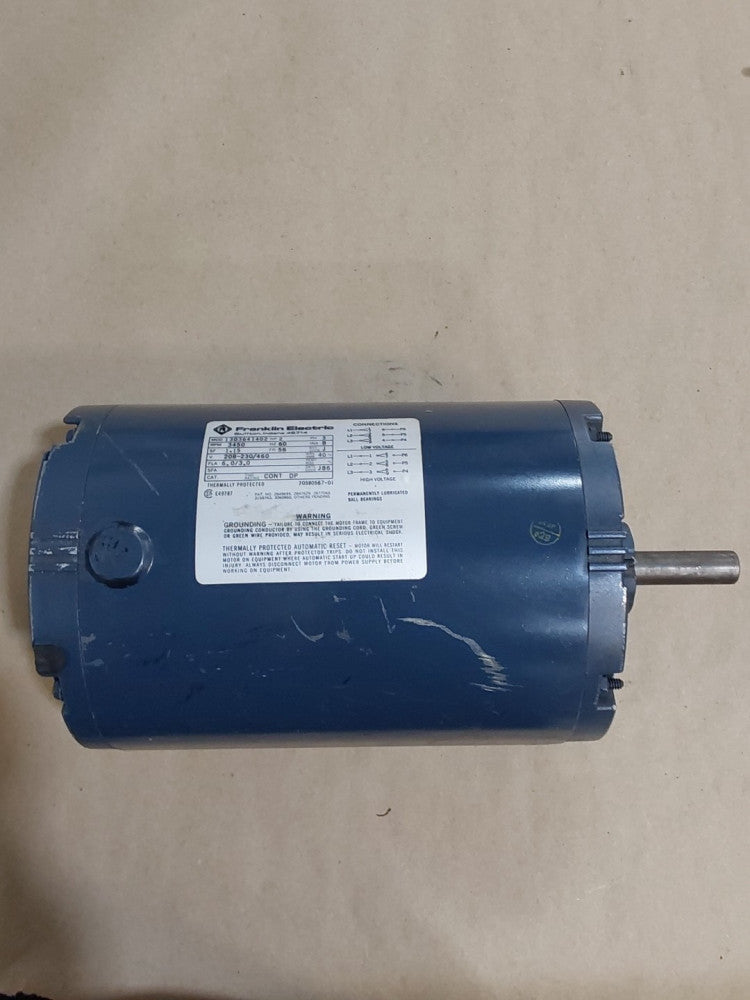 FRANKLIN ELECTRIC 1303641402 MOTOR 2HP 208-230/460V 1140 RPM FR 56 3phase