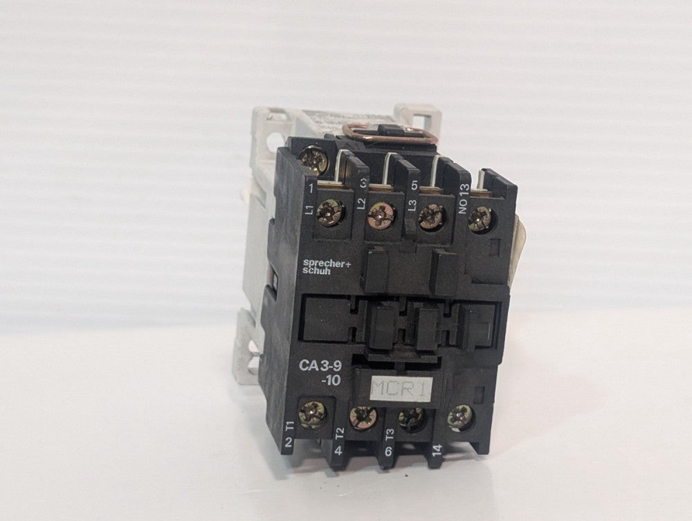 Sprecher + Schuh CA 3-9-10 Contactor with Motor Starter Relay 105/120V 50/60Hz
