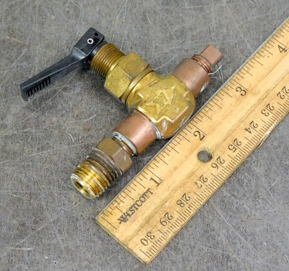 Swagelok Whitey - B-1GF2 Brass Toggle Control Valve 1/8 in. FNPT