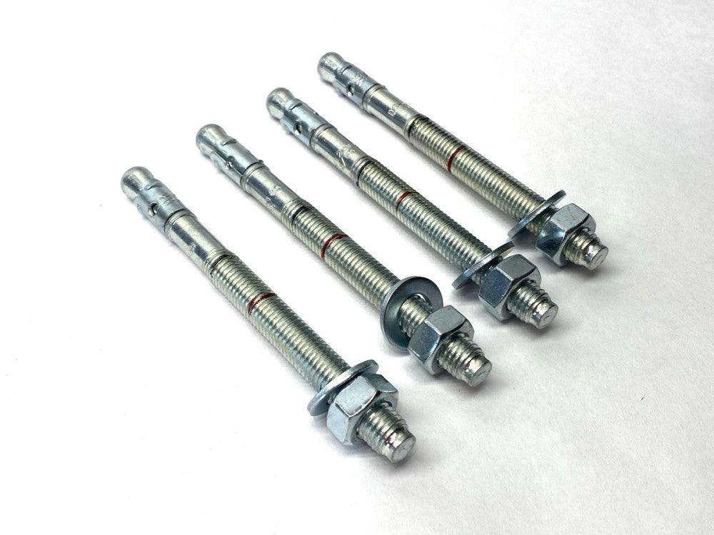 Anchor Wedge M12 88mm Thread Length 145mm Overall Length LOT OF 4