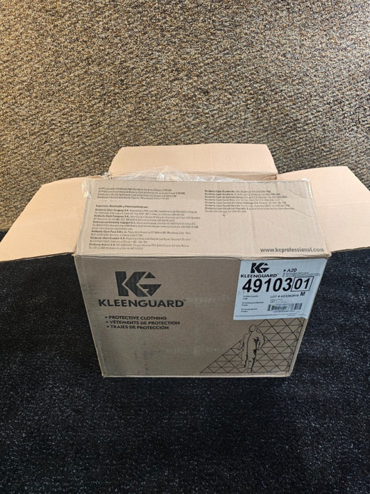 (QTY 24) KleenGuard 49103 A20 Large Breathable Particle Protection Coveralls