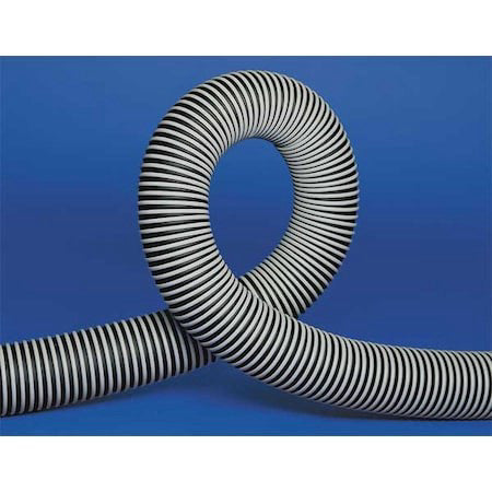 Hi-Tech Duravent 2101-0100-1550 Ducting Hose,1 In. Id,50 Ft. L,Rubber