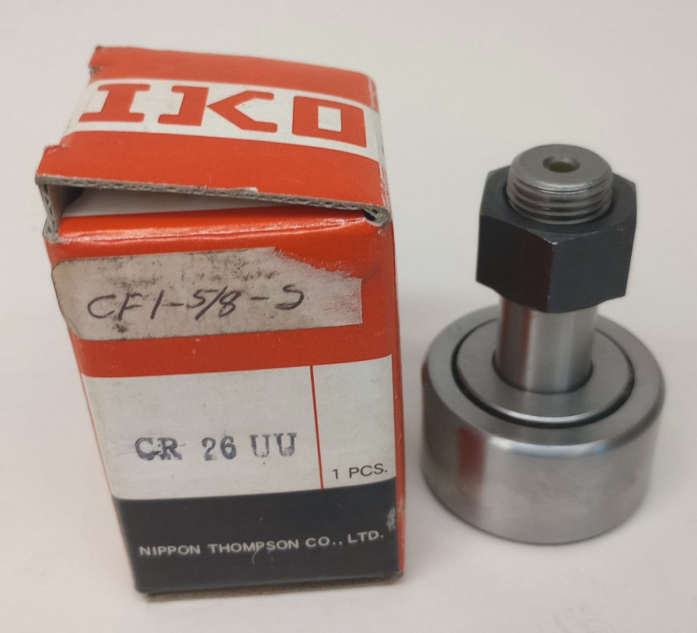 IKO CR26UU Cam Follower 1.6250in Roller Dia 0.8750in Roller Width