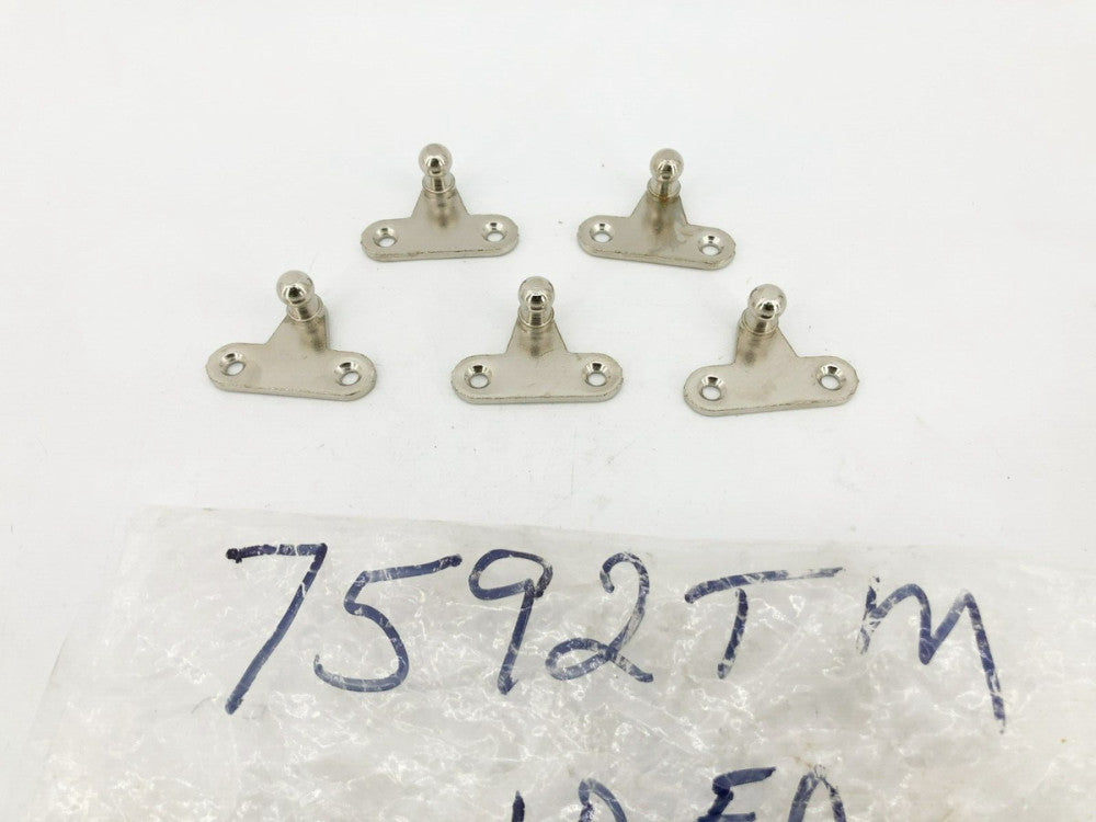 Lot of 5 New Stabilus 7592TM Flat Brackets With Ballstud F Max 350N