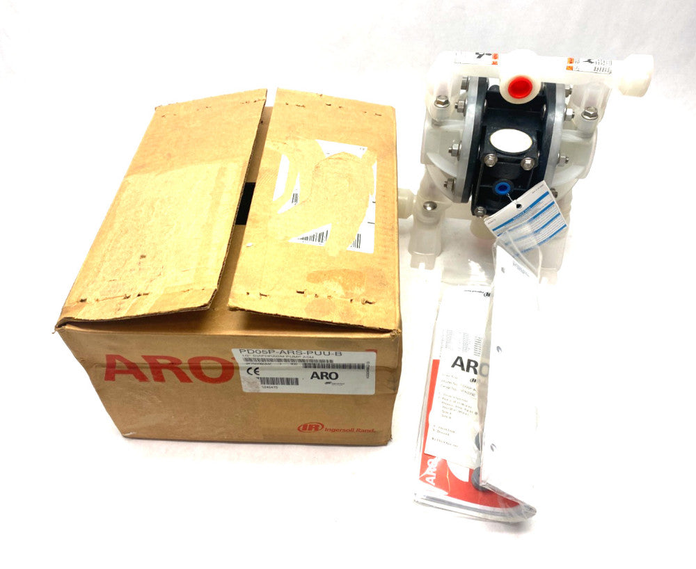 ARO Ingersoll Rand PD05P-ARS-PUU-B Double Diaphragm Pump 1/2" NPT Polypropylene
