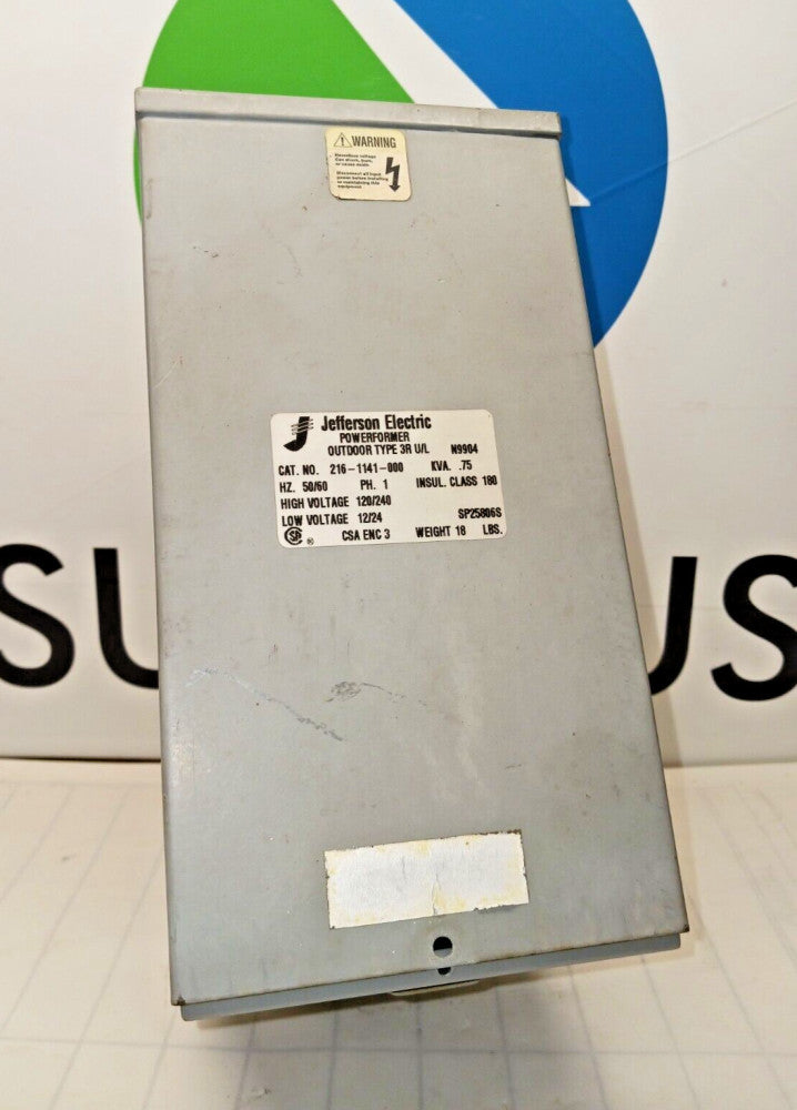 JEFFERSON ELECTRIC POWERFORMER .75 KVA 3R OUTDOOR TRANSFORMER  216-1141-000
