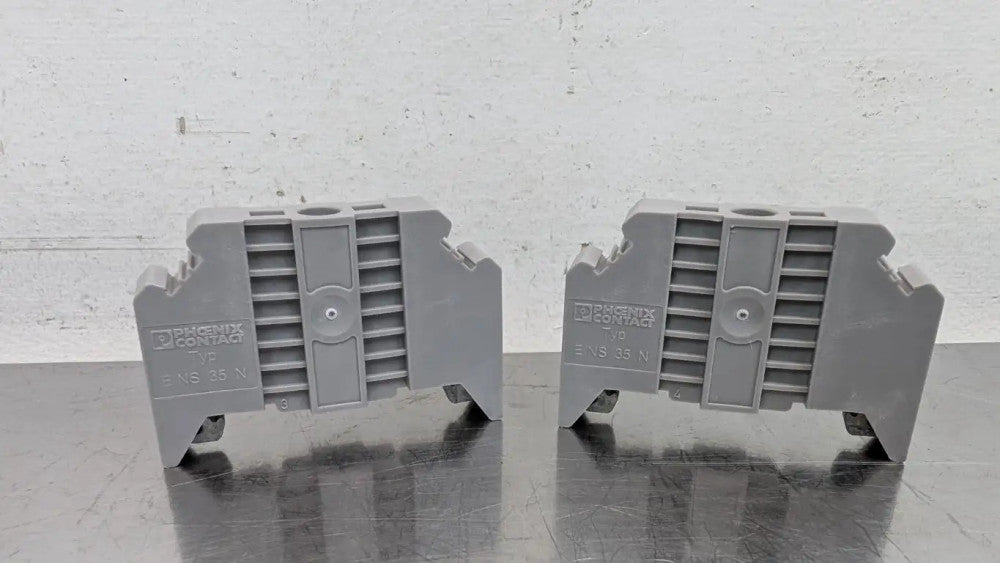 2 Pack Phoenix Contact E/NS 35 N End Clamp