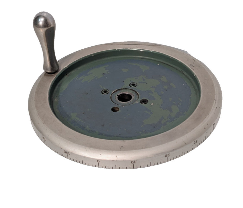 Industrial Hand Crank Handle Graduated Milling Grinder Wheel Component Module