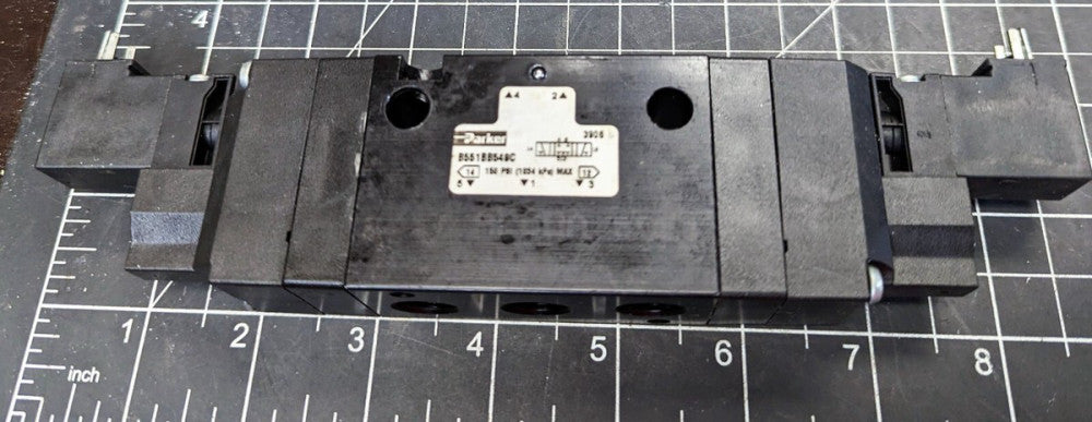 Parker B Series Double Solenoid 4-way 3-position Valve B551BB549C NEW [A3B2]