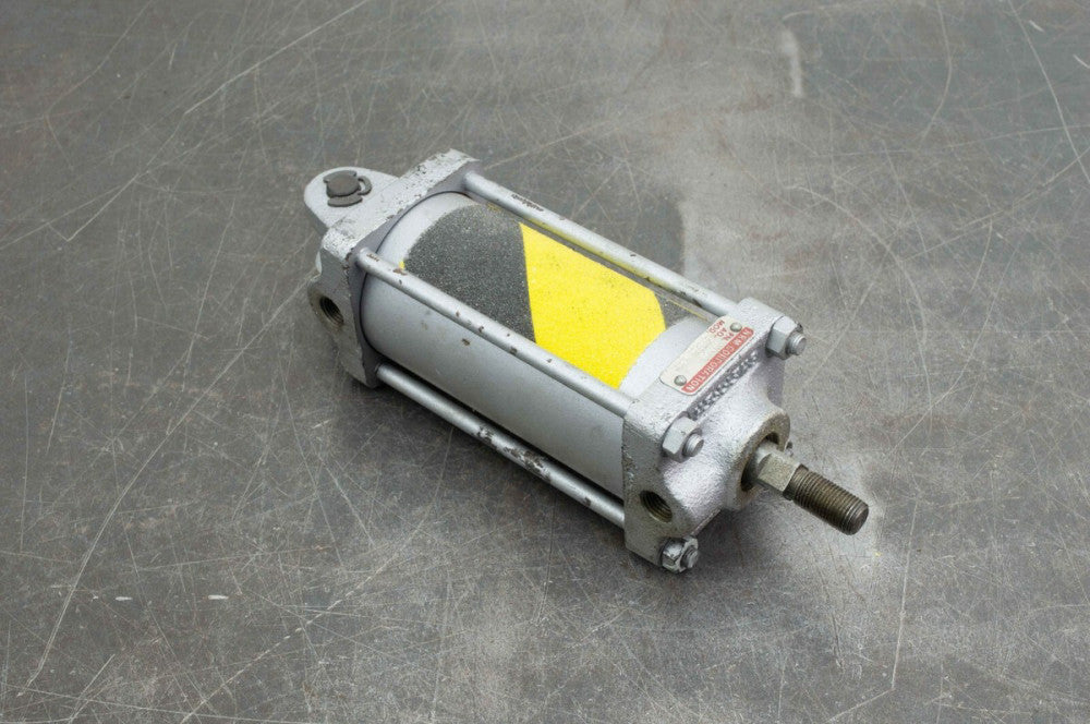 NRM Corporation X61346 Pneumatic Air Cylinder 2.5" Bore 4.25" Stroke Used