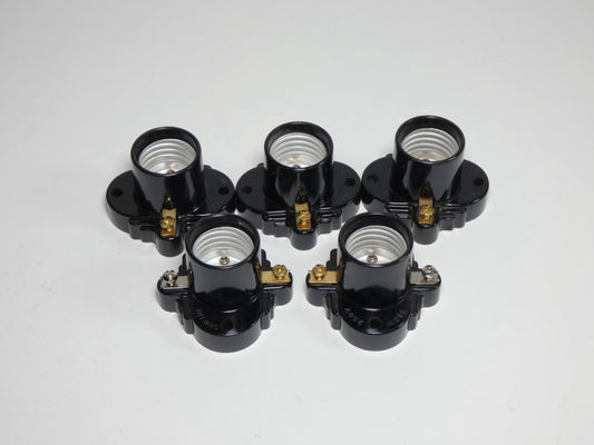 *Lot of 5* Sun-Lite B-98 Lamp Holder Socket 660W 250V - NEW Surplus!