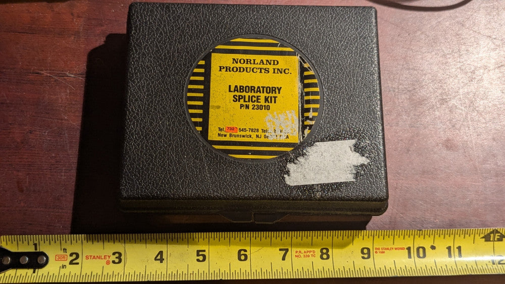 Norland 23010 Fiberoptic Laboratory Splice Kit INCOMPLETE