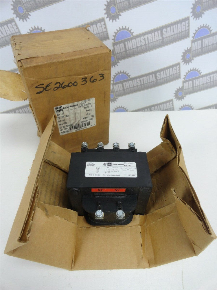 CUTLER-HAMMER C0150A2F MTA Control Tranformer .150KVA 230/460X115V CON TFMR 
