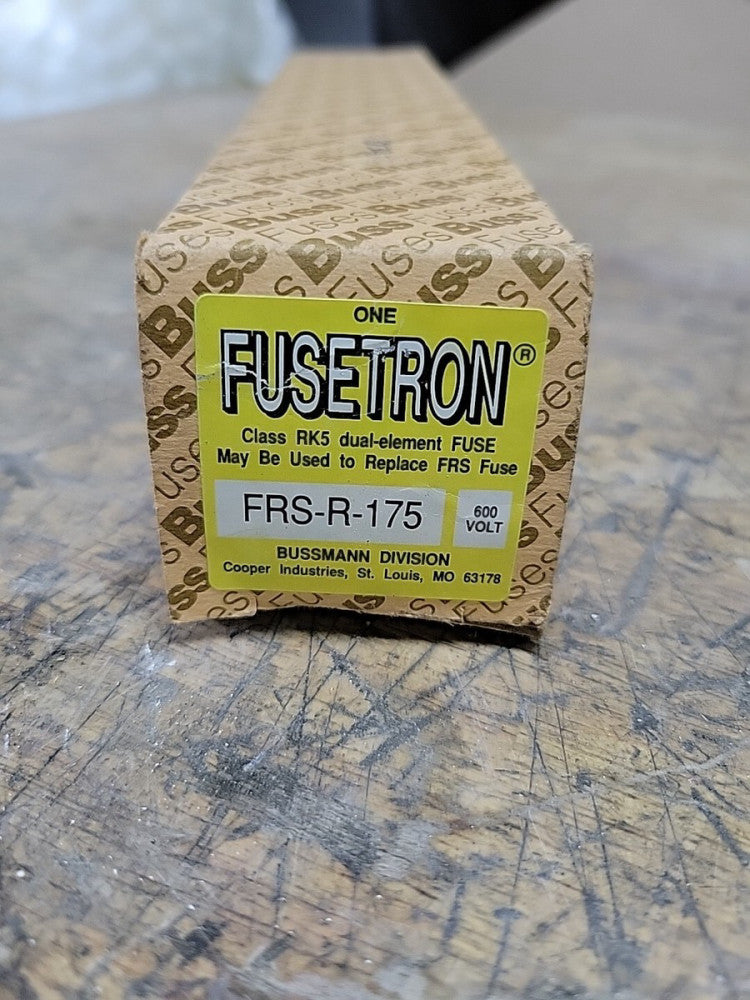 1) Bussmann FRS-R-175 FRSR175 175A 600V Fusetron Dual Element Time-Delay Fuse