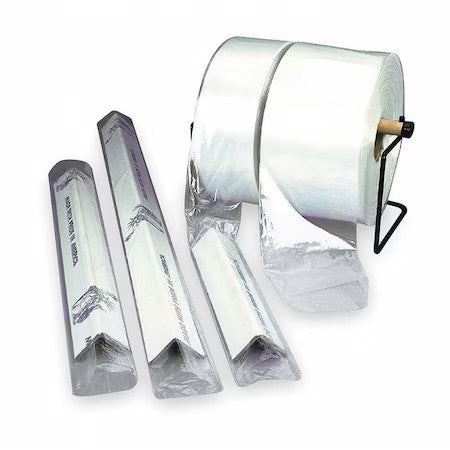 Zoro Select 5Crl4 Poly Tubing, 24" X 500 Ft., 4 Mil, Clear, None