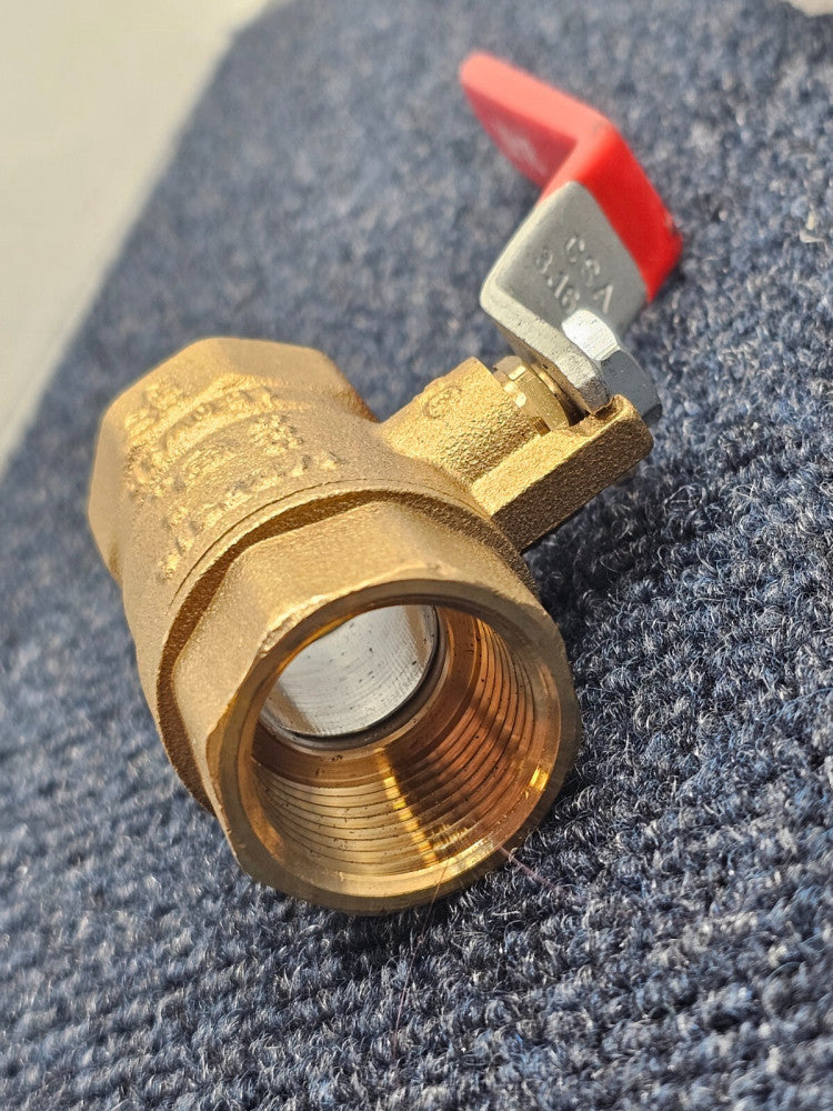 RED-WHITE VALVE 5592AB : Brass Full-Port Ball Valve 3/4" 0.6 lb