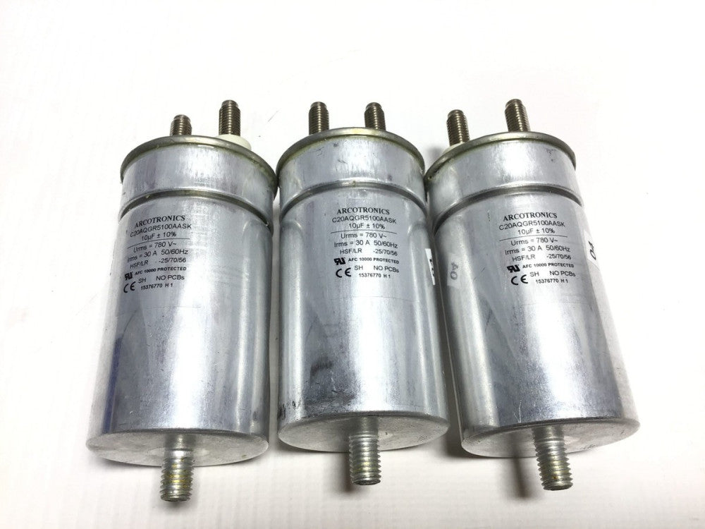 Arcotronics C20AQGR5100AASK Polypropylene Film Capacitor Screw Mount 780V 30A...