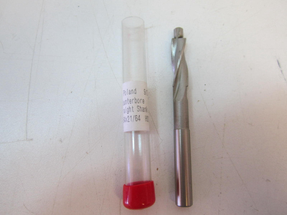 (5-610-010) 21/64 x 5/16 x 13/64 x 3-1/12 Standard #10 HSS Pilot Counter Bore 