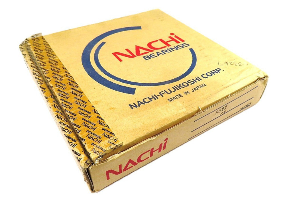 Nachi  6022-C3  6022C3 Deep Grove Radial Ball Bearing 110x170x28mm  NEW IN BOX