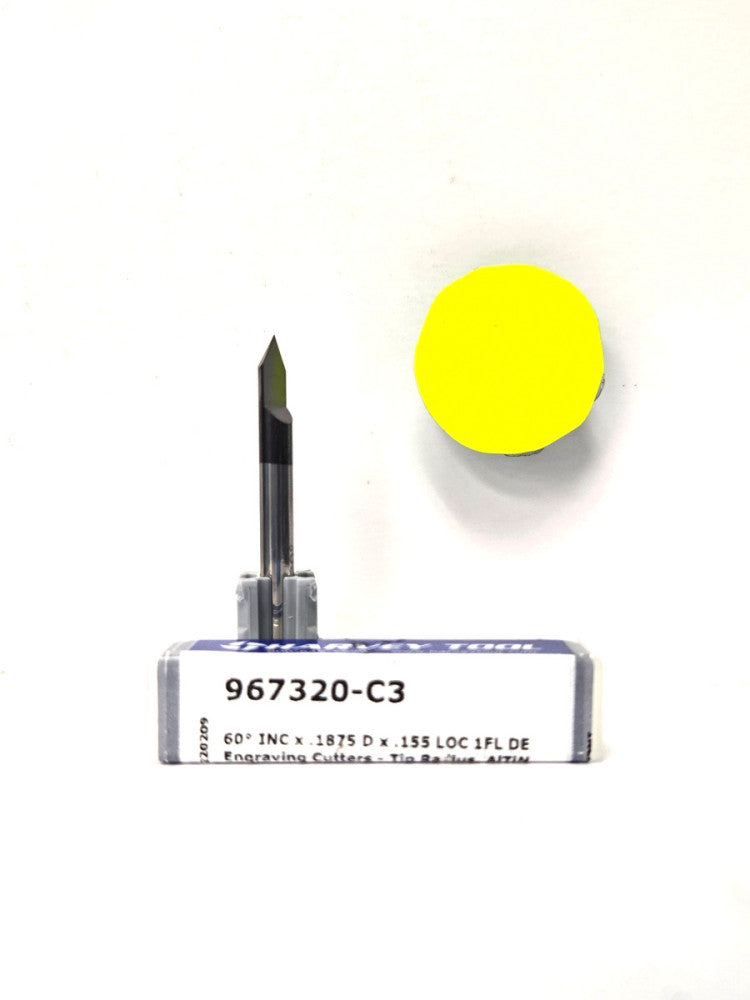 HARVEY TOOL*967320-C3* ENGRAVING CUTTING*TIP RADIUS
