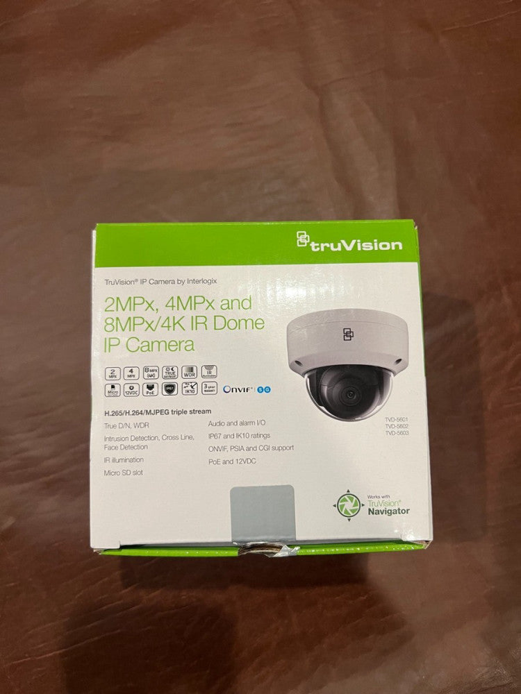 Truvison TVD-5603 8MPx 4K 2.8mm Lens IP Dome Camera (Read Descripton)