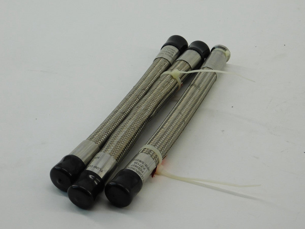 *Lot of 3* Flow Components FC33627 11" Braided Hose 5/8" Bore - NEW Surplus!