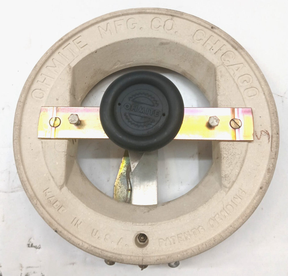 OHMITE RHEOSTAT MODEL RUS5R0 14.1 MAX AMPS 50 OHMS 1000 WATT 1600 VOLT