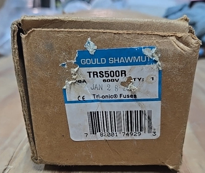 New Gould Shawmut TRS500R Amp Fuse FRS-R-500 600 Volt
