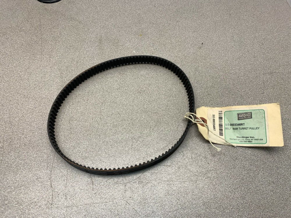 NEW NO BOX HARDINGE BELT RAM TURRET PULLEY SG 0003346RT