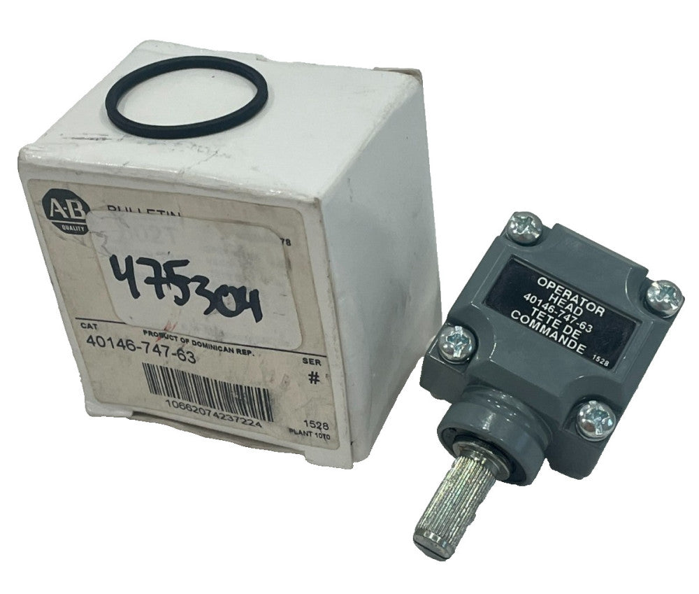 ALLEN BRADLEY 40146-747-63 OPERATOR HEAD 4014674763 NEW, SURPLUS