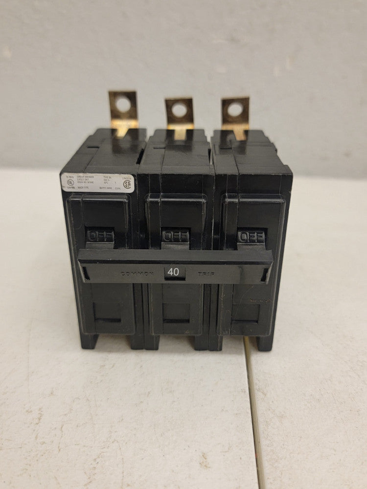 EATON BAB3040H Bolt-On Mount Type BAB Industrial Miniature Circuit Breaker