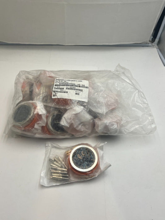 (QTY 25) Spacecraft Components Corp. Circular Connector SCPBG06VES40A28S-F80-NS2