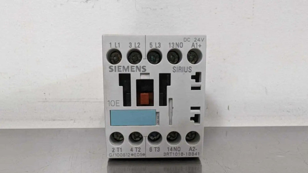 Siemens 3RT1016-1BB41 Contactor 1NO 24VDC Coil 400V 9A 3 Pole 400V 9A S00
