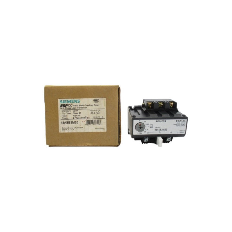 SIEMENS 48ASB3M20 SER. C .75-3A NSMP