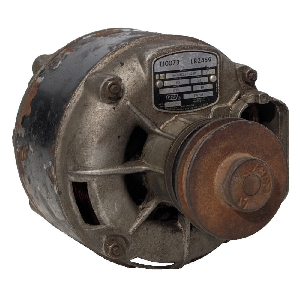 Dryer E10073 LR2459 AC Motor 115V, 1/3HP, 1725RPM, 58A, 60CY, S60NXCZS-4239