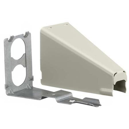 Hubbell Wiring Device-Kellems Hbl5786iva Adjustable Offset Connector,Ivory,Steel
