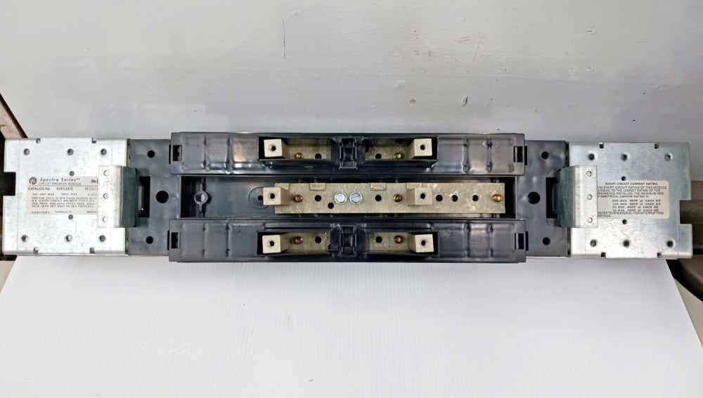 GE Spectra Series 300 Amp Circuit Breaker Module 600 VAC 6 Pole AMC6EB