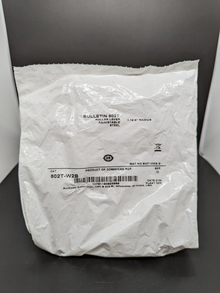 Allen Bradley 802T-W2B Operating Roller Lever 1.19 -3.0In NEW IN BAG