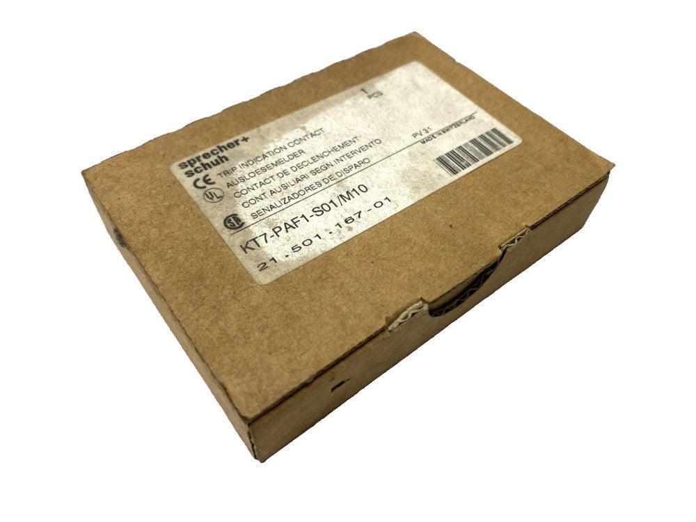 Sprecher+Schuh KT7-PAF1-S01/M10 Trip Indication Contact