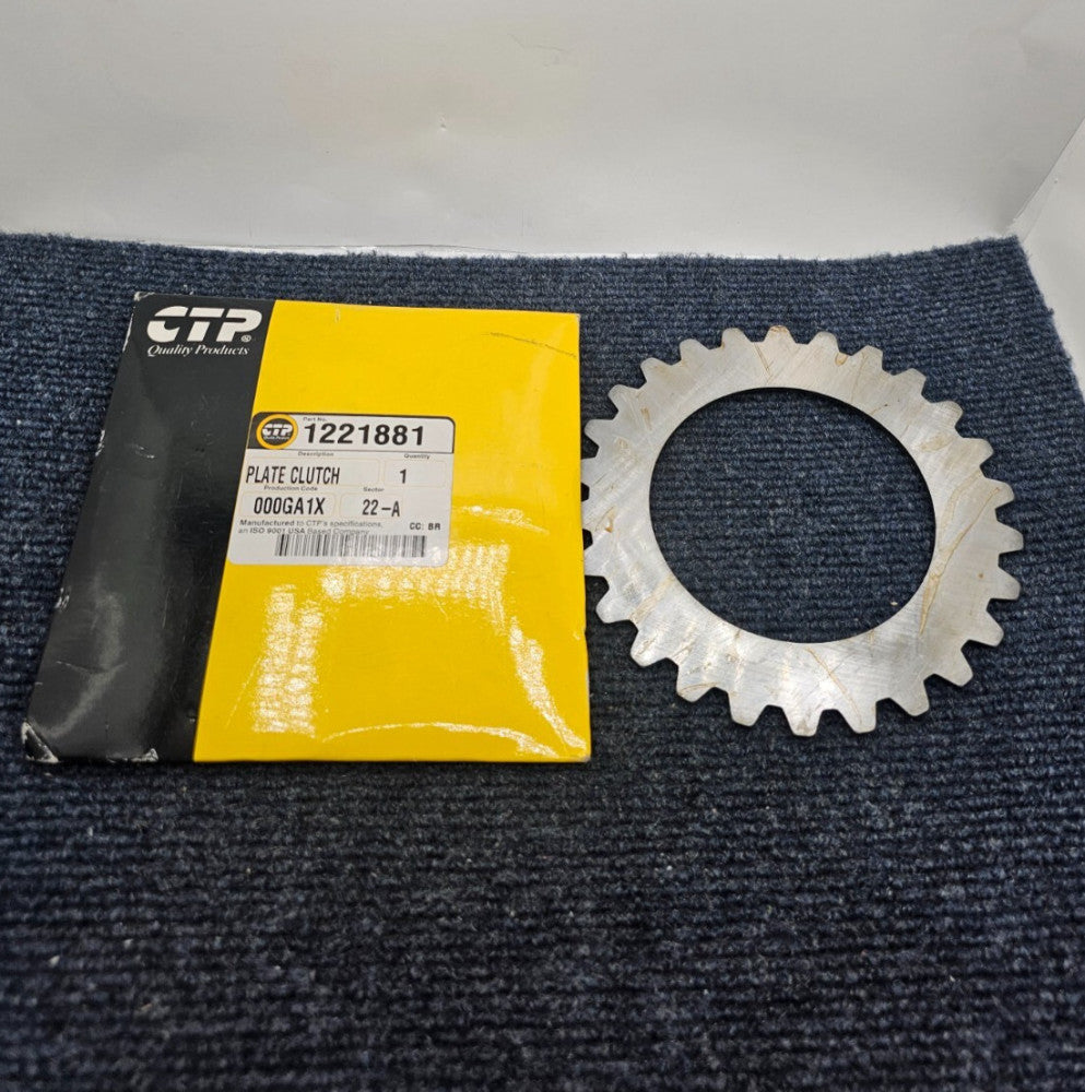 CTP 1221881: Steel Plate Clutch fits Caterpillar CAT 424D 436C 424B 442D 420D