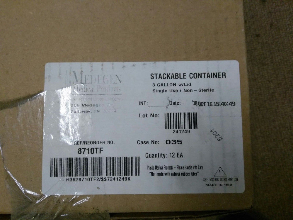 NEW Stackable Sharps Containers 8710TF