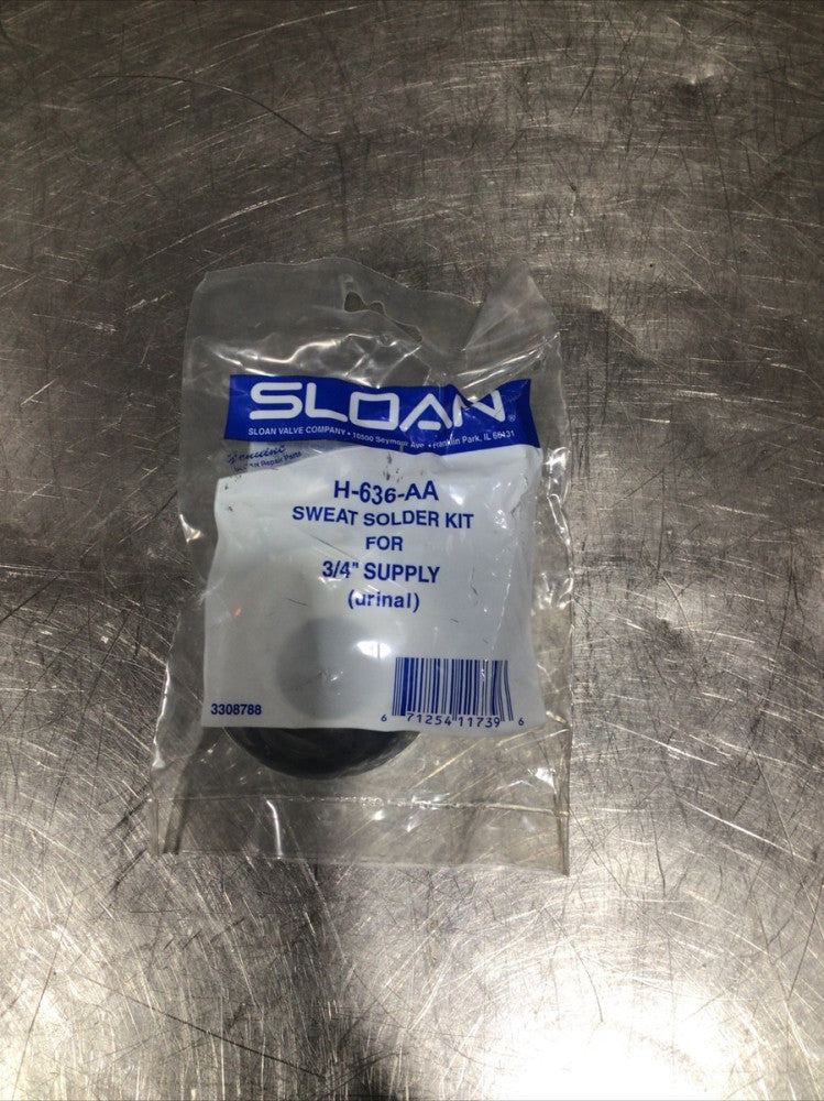 Sloan H-636-AA 3/4" Sweat Solder Kit  NOS SURPLUS
