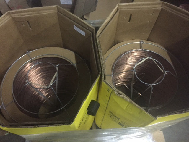 (1,100 lbs) 131UF65 .035" Copper Coated Carbon Steel MIG Welding Wire 550 (NEW)
