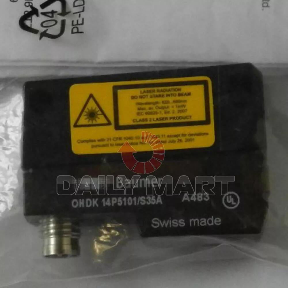NEW BAUMER OHDK 14P5101/S35A PLC DIFFUSE SENSOR W/ BACKGROUND SUPPRESSION