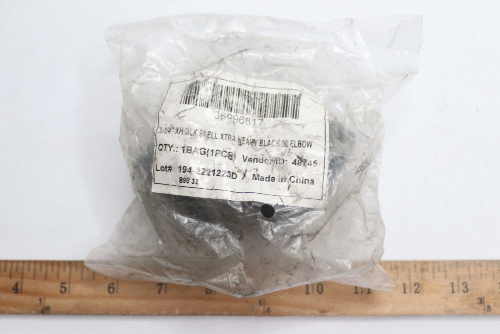 Value Collection 90 Degree Elbow Black 1-1/4" Threaded 36996817
