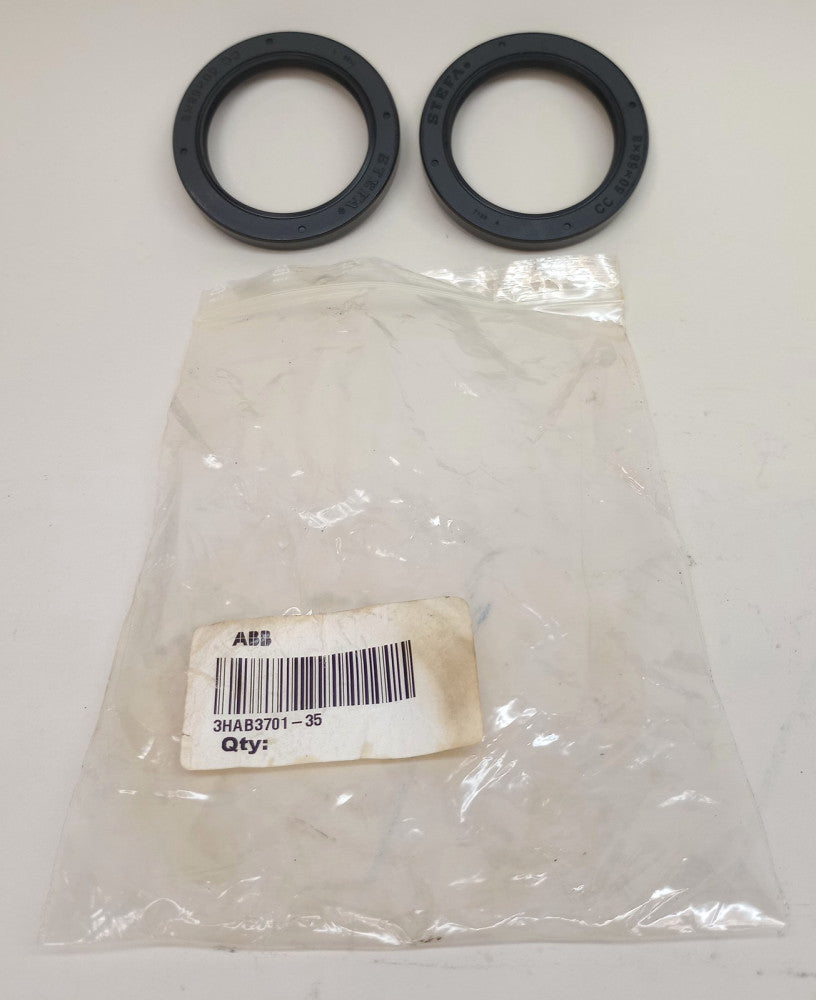 ABB 3HAB3701-35 Radial Seal With Dust Lip 50mm ID X 68mm OD X 8mm W (Pack of 2)