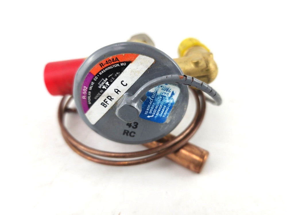 Sporlan Thermostat Expansion Valve BFRAC R502 BAL PORT TX VALVE 100985