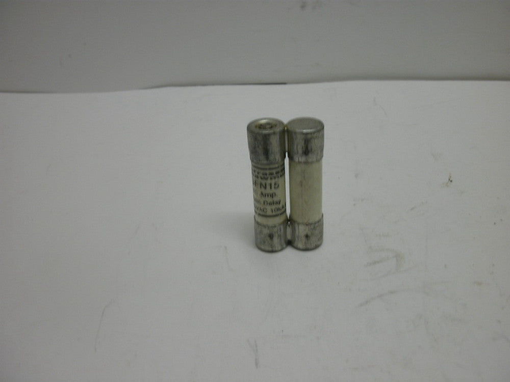 FERRAZ SHAWMUT GFN15  FUSE 15 AMPS TIME-DELAY 125VAC 10KA IR